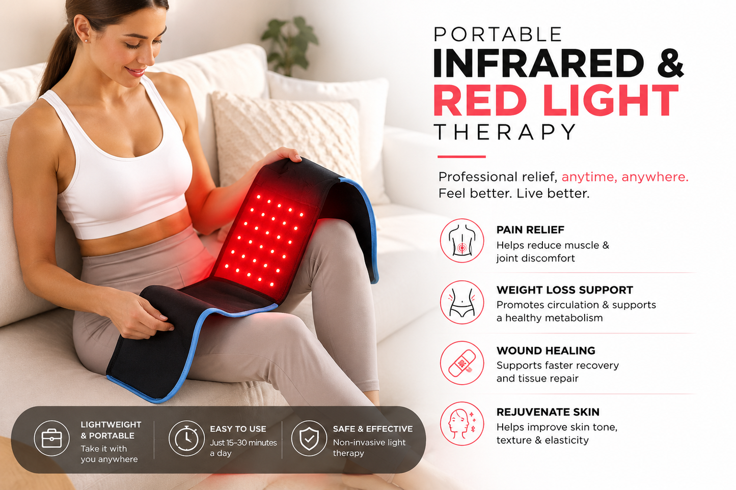 Infrared Therapy Waist Belt